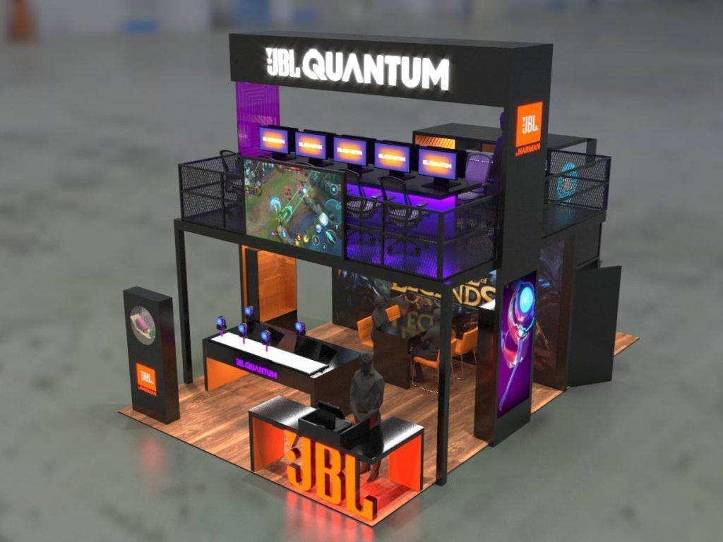 Организовали выставочный стенд JBL